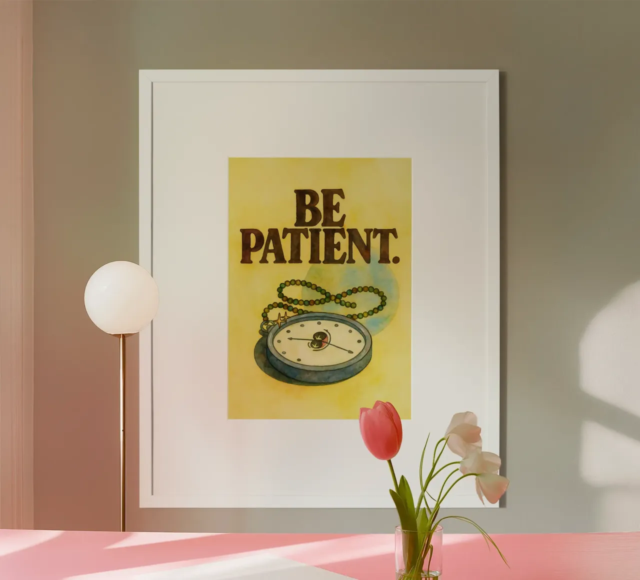 Siate pazienti poster da mompunks