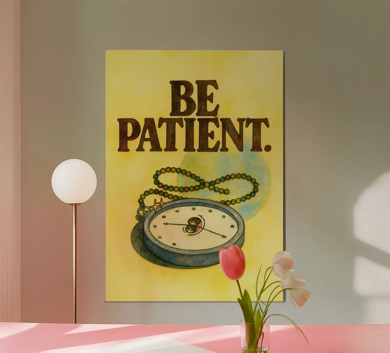 Siate pazienti poster da mompunks