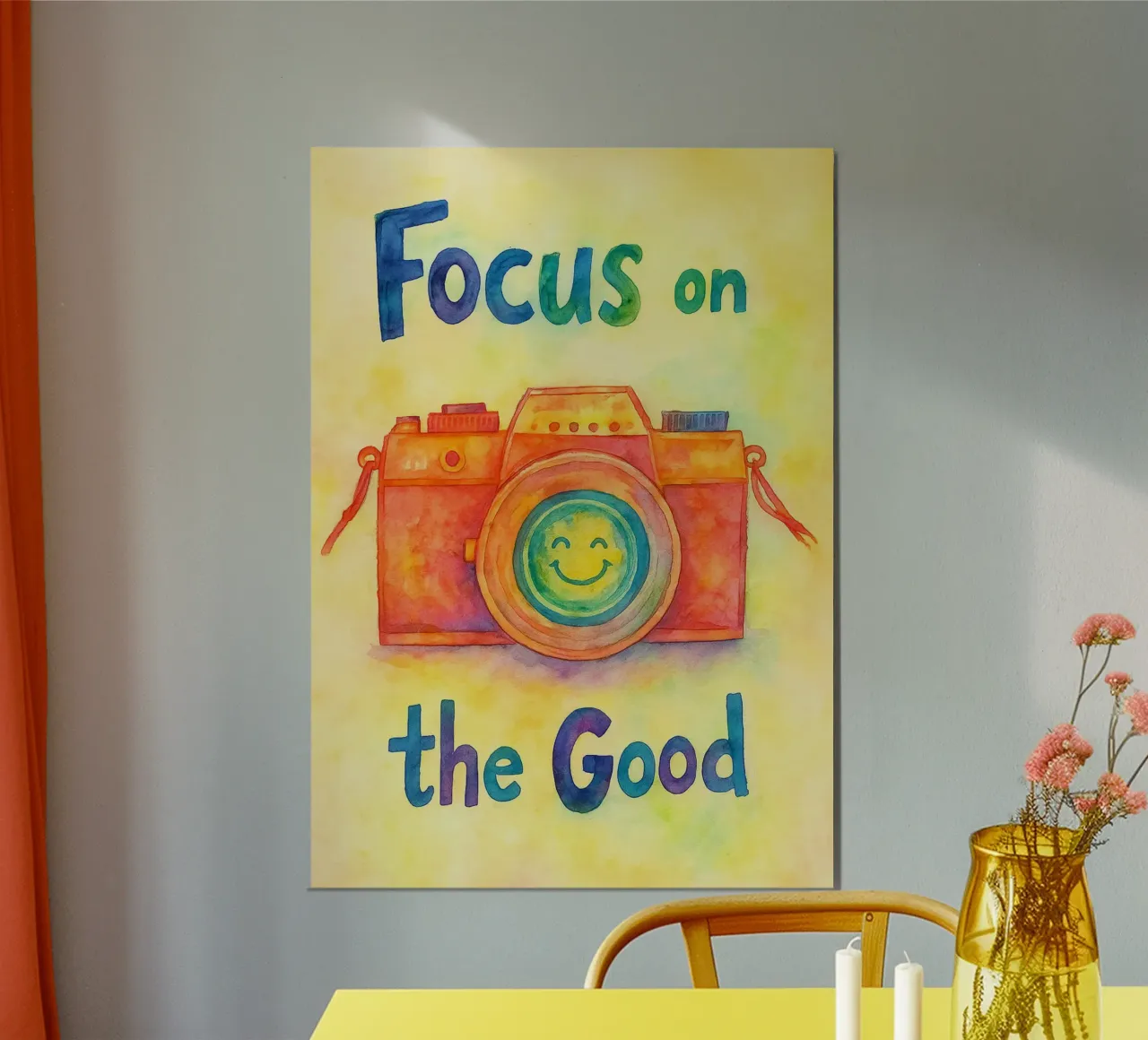 pittura con telecamera poster da mompunks