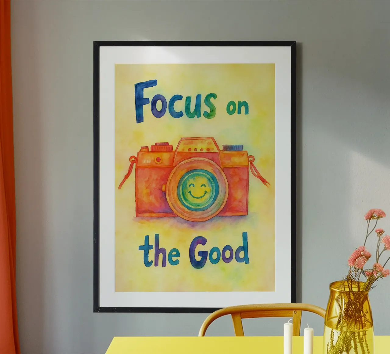 pittura con telecamera poster da mompunks