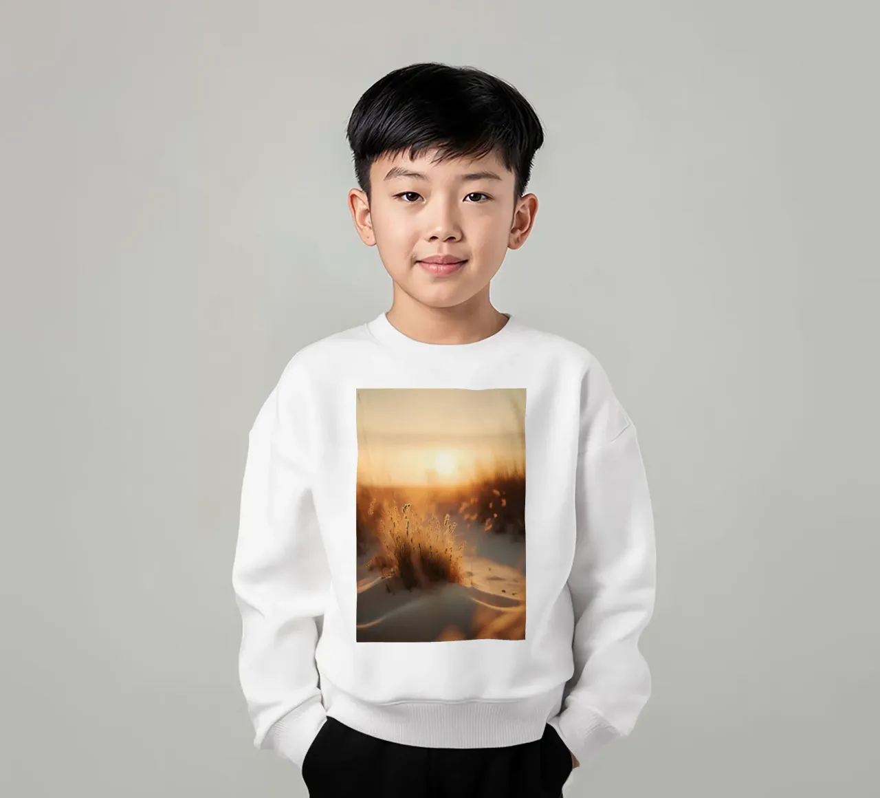 Sunset By The Dunes felpa bambino da treechild