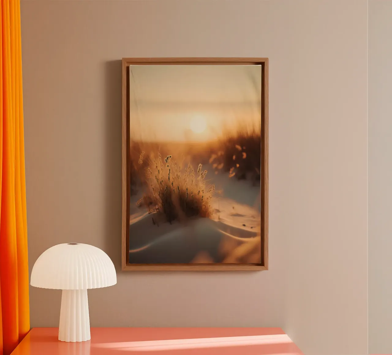 Sunset By The Dunes canvas by treechild