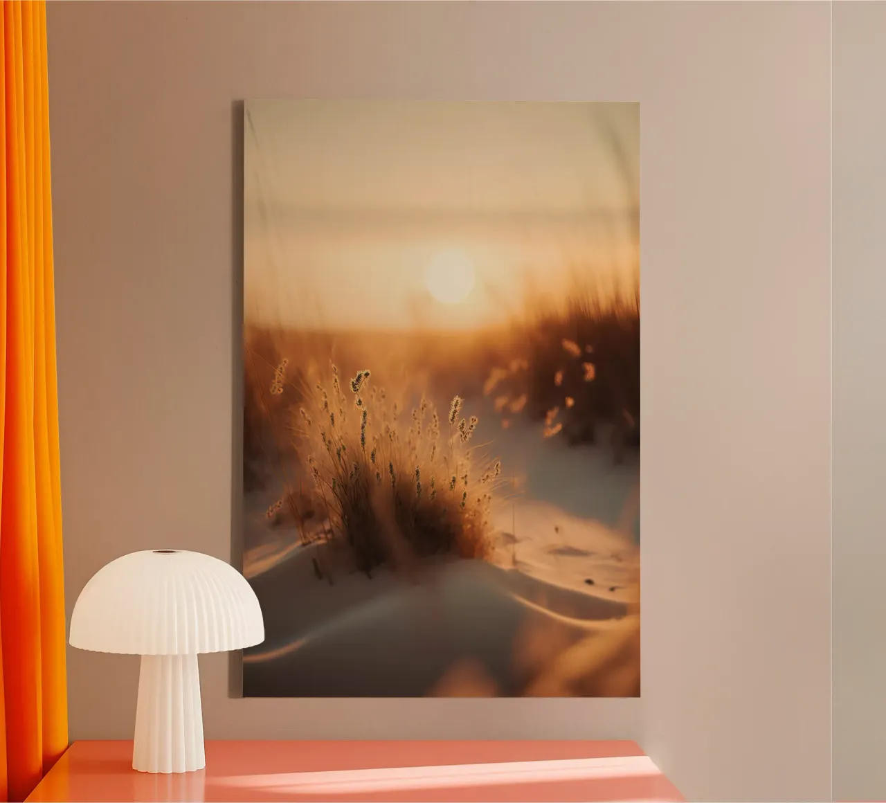 Sunset By The Dunes canvas by treechild