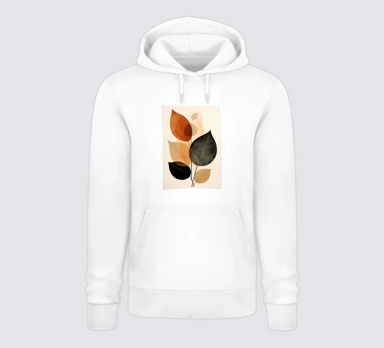 Botanico astratto felpa con cappuccio da Jose