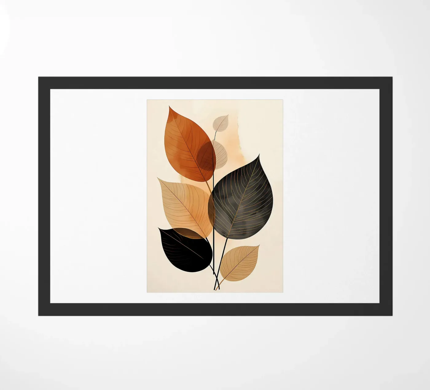 Abstract Botanisch deurmat van Jose