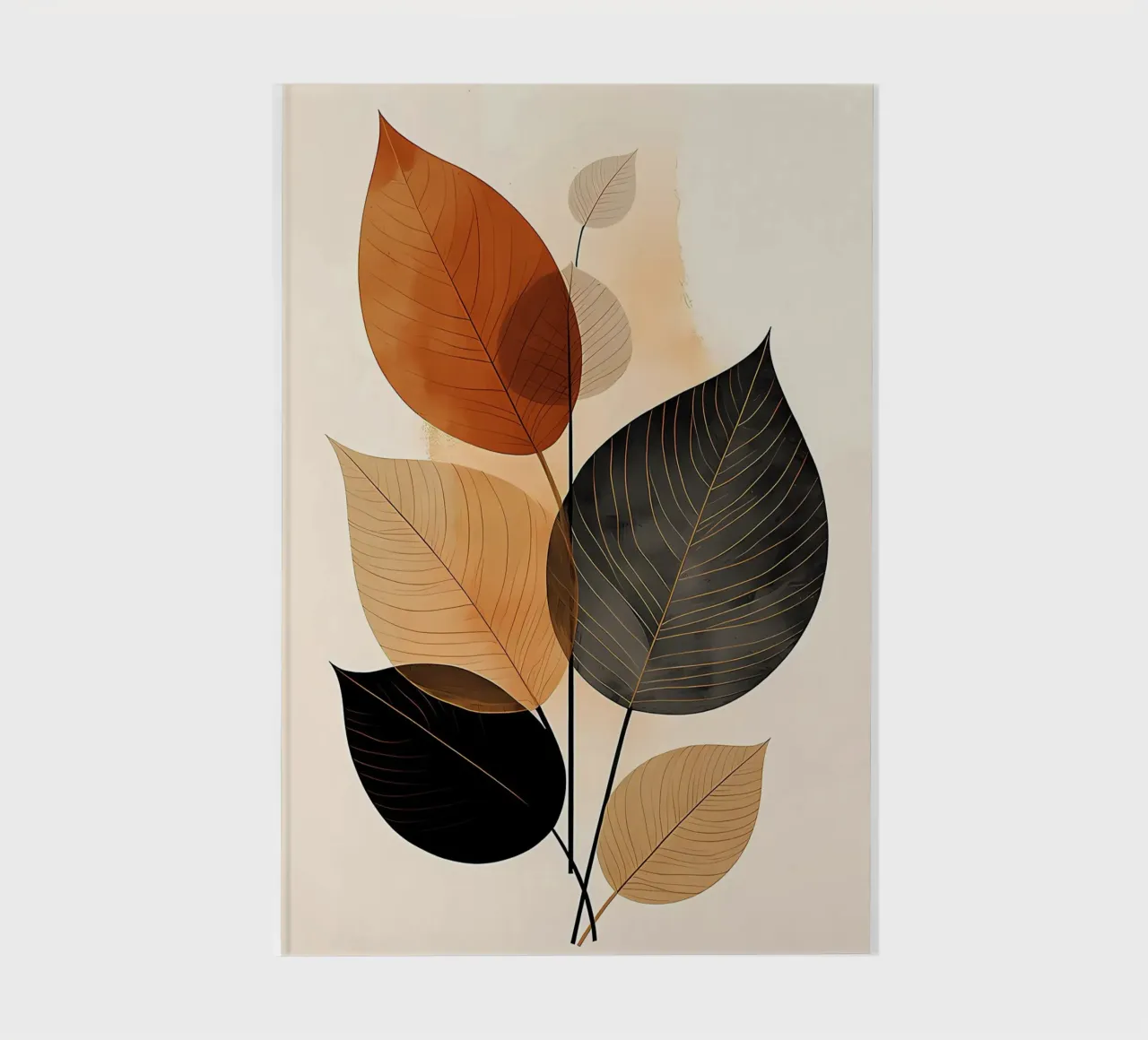 Abstract Botanical notebook by Jose