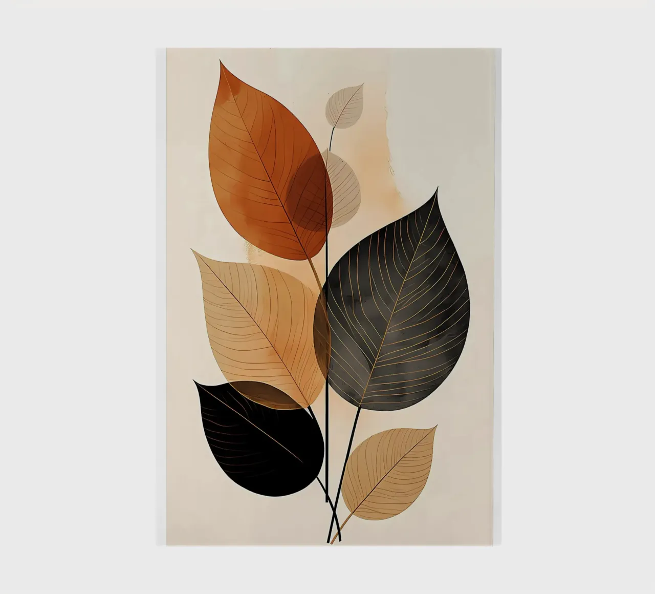 Abstract Botanical notebook by Jose