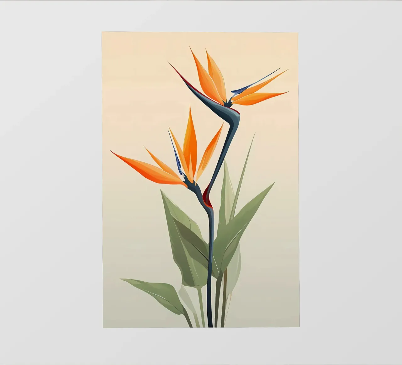 Fiori di uccello del paradiso telo in pvc da Jose