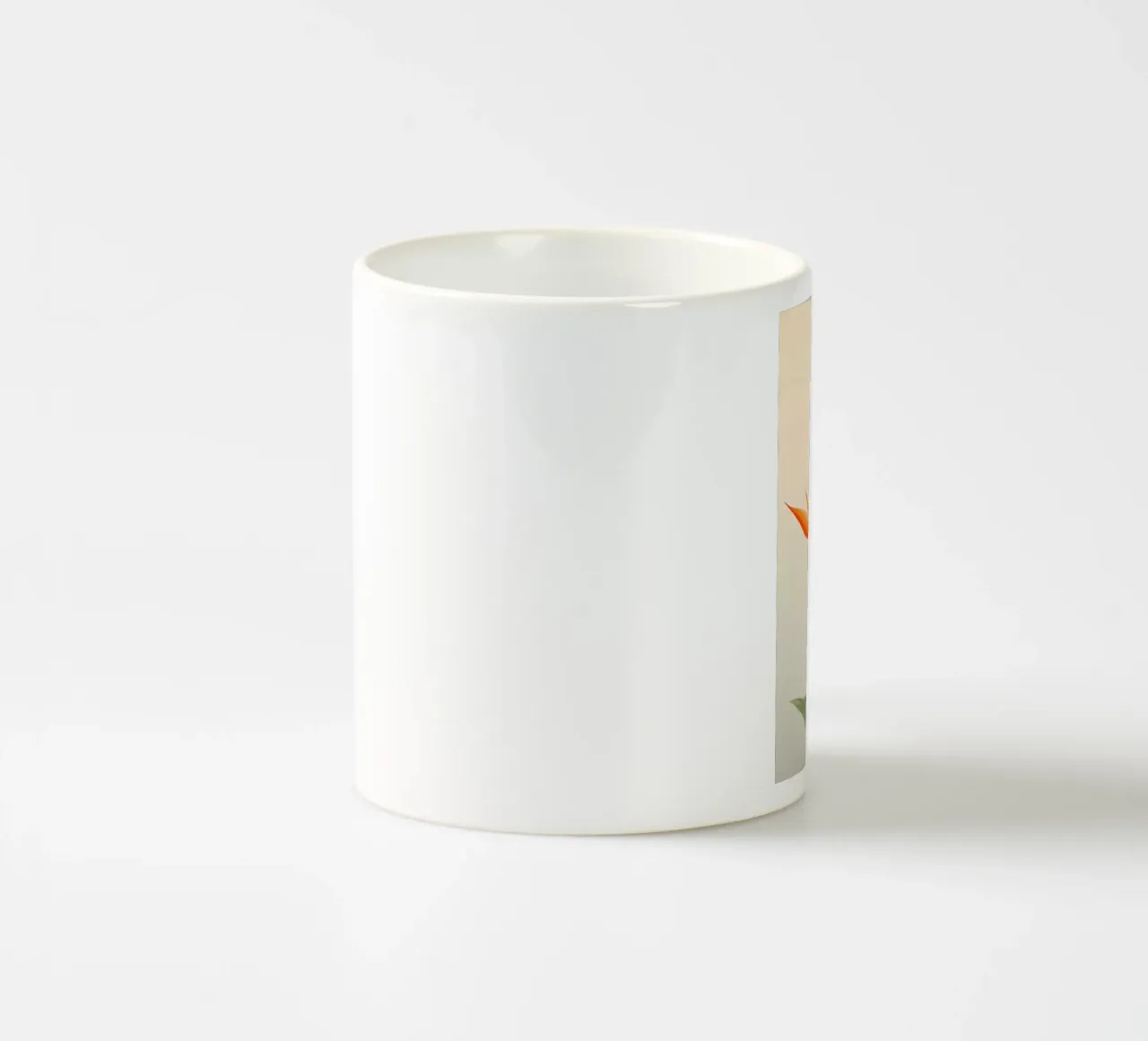 Fiori di uccello del paradiso tazza in ceramica da Jose