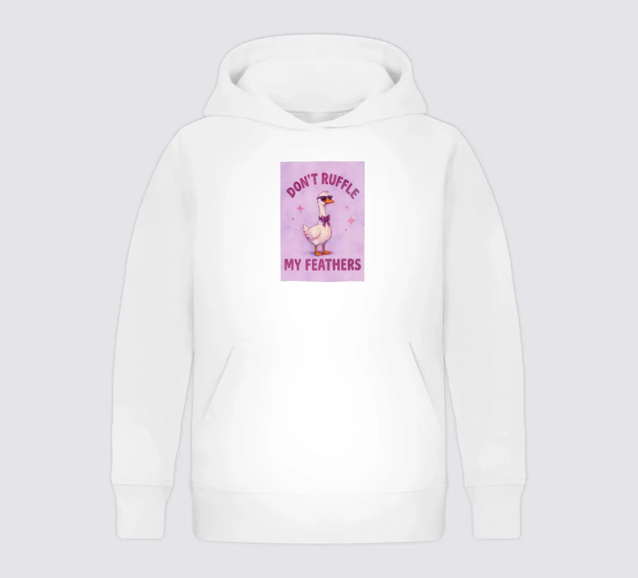 compresa l'oca giuliva felpa bambino con cappuccio da mompunks