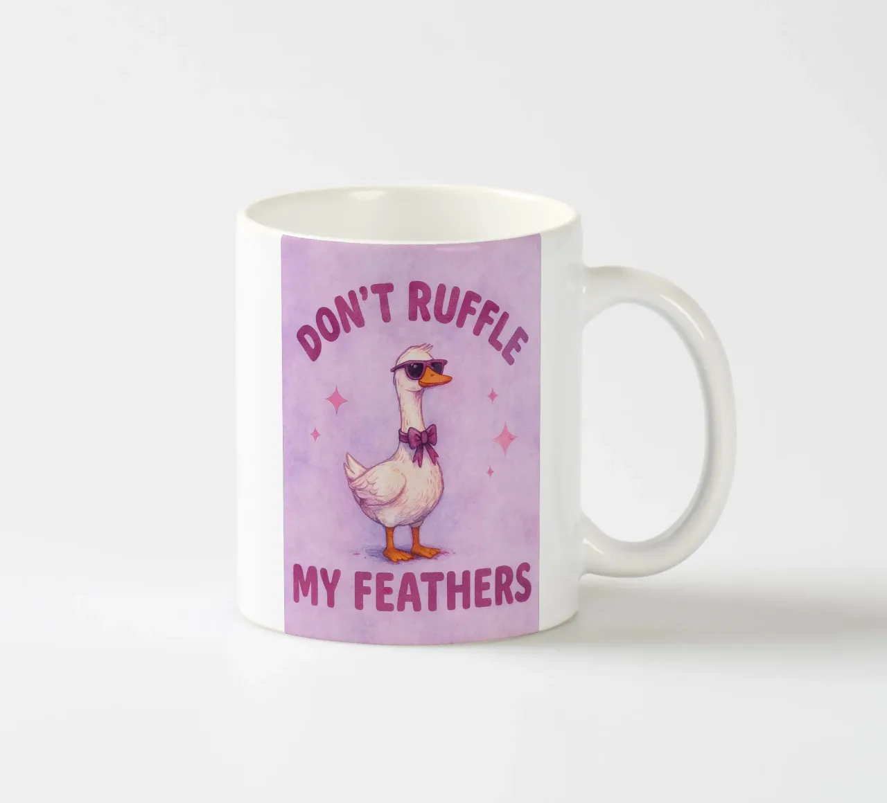 compresa l'oca giuliva tazza in ceramica da mompunks