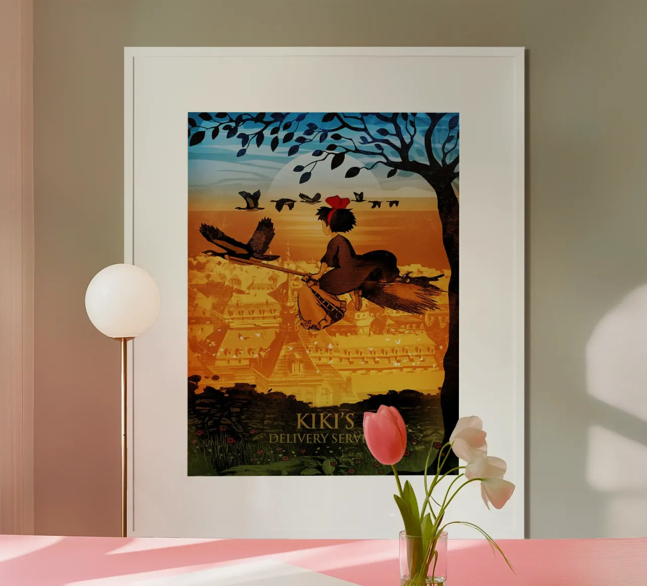 Il servizio di consegna di Kiki poster con telaio in alluminio da Junior Harrington