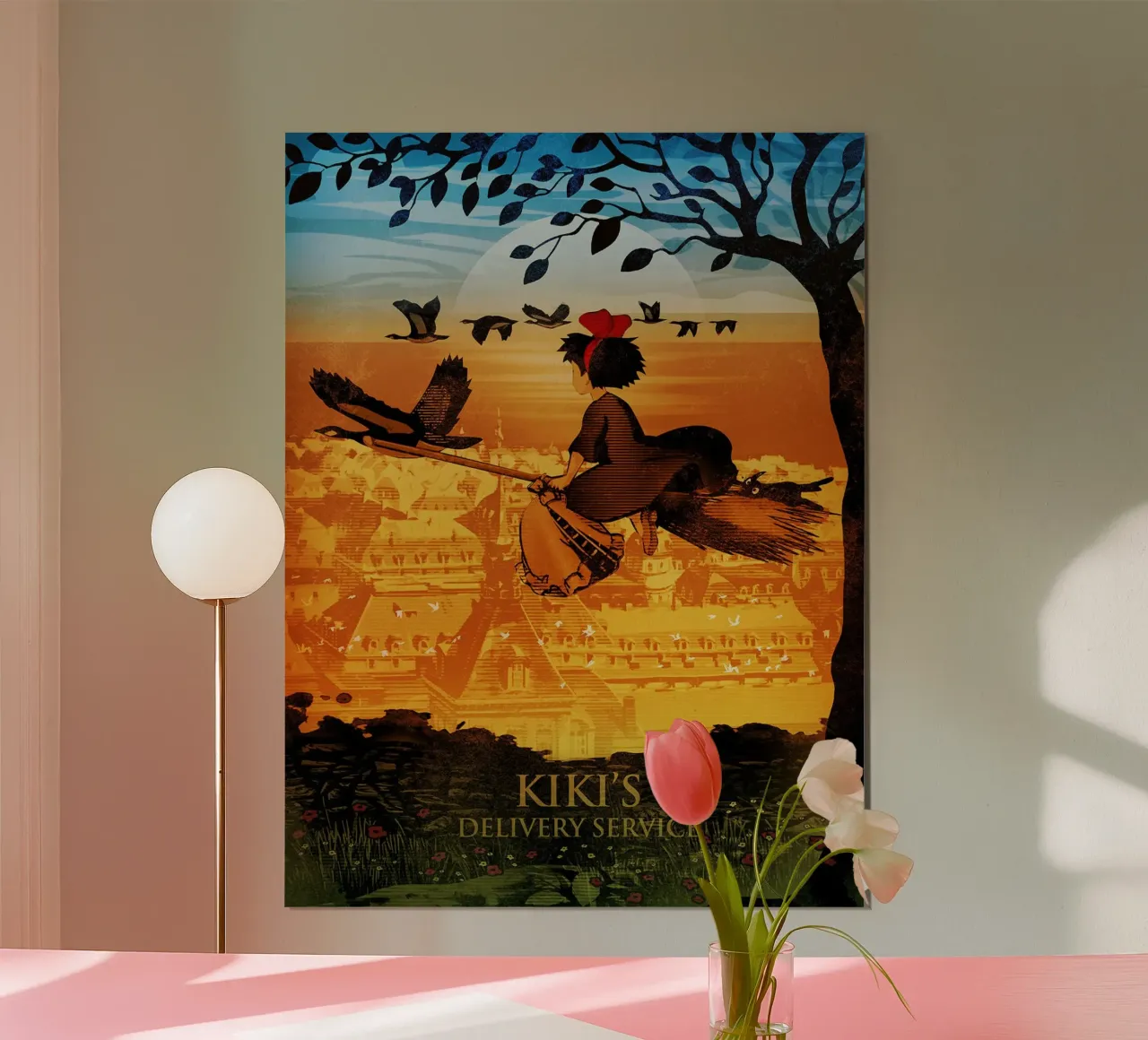 Il servizio di consegna di Kiki poster con telaio in alluminio da Junior Harrington