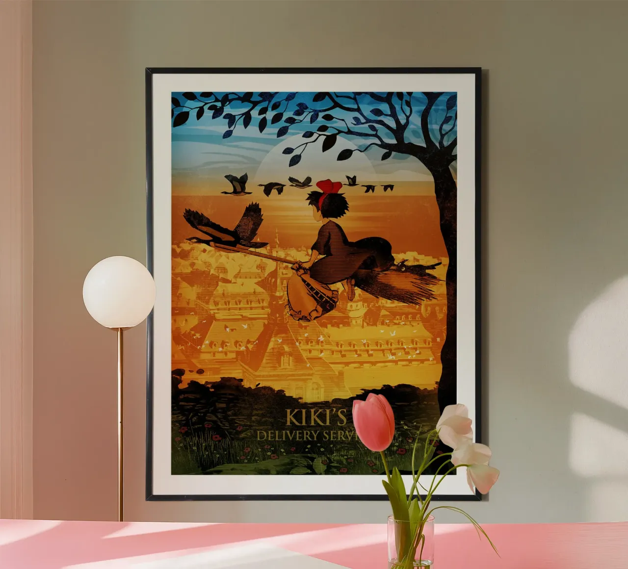 Il servizio di consegna di Kiki poster con telaio in alluminio da Junior Harrington
