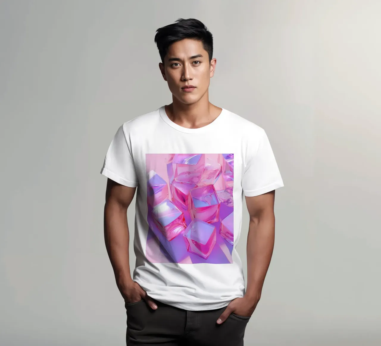 Pink Ice Cubes t-shirt da treechild