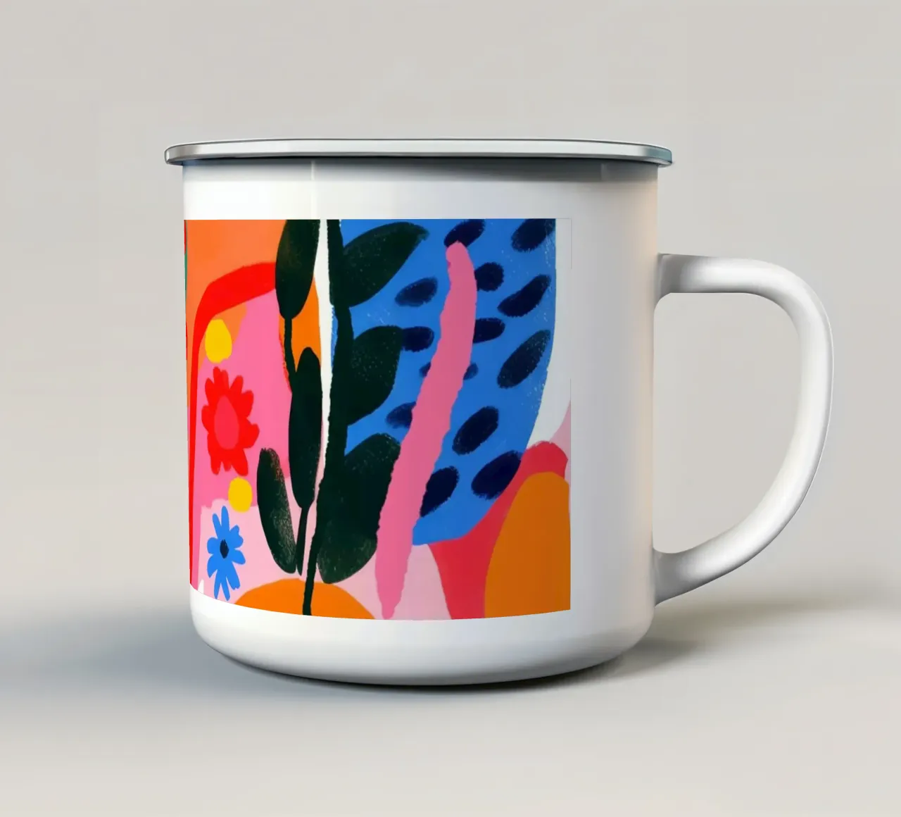 Summer Time tazza in smalto da treechild