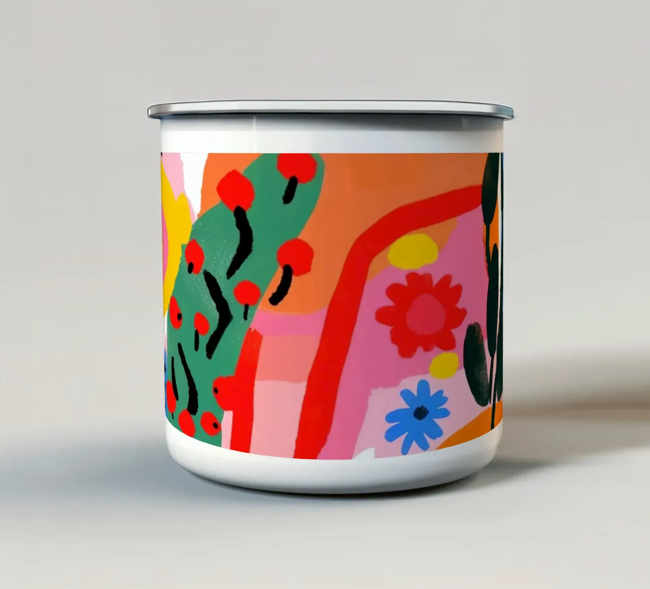 Summer Time tazza in smalto da treechild