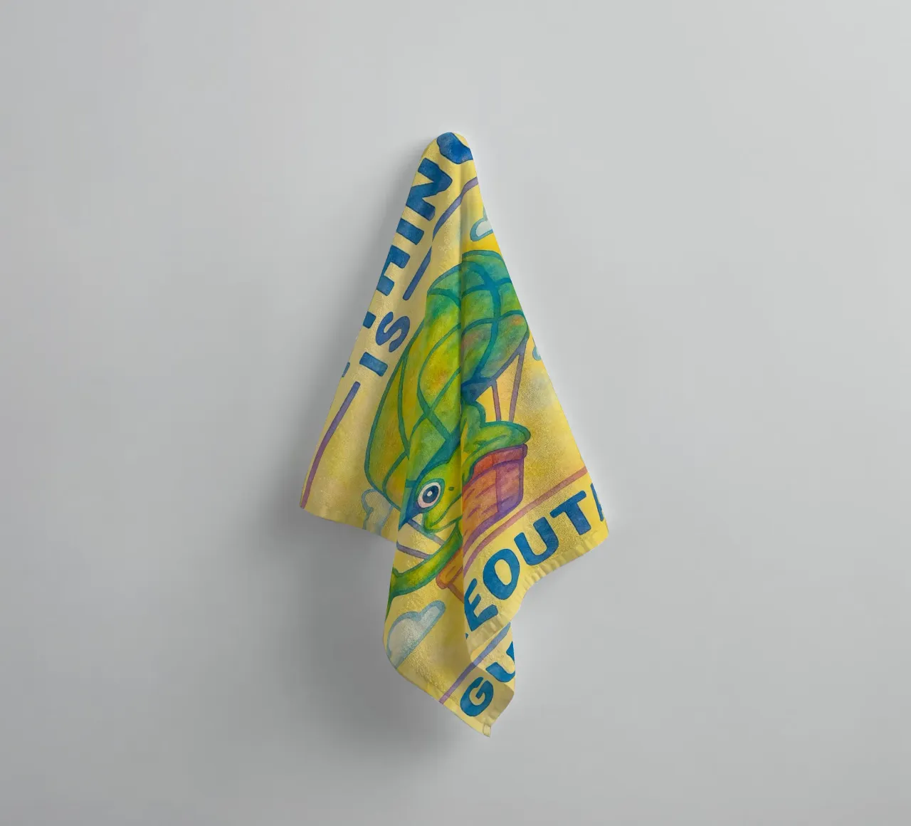 non preoccuparti, sii felice asciugamano da bagno da mompunks