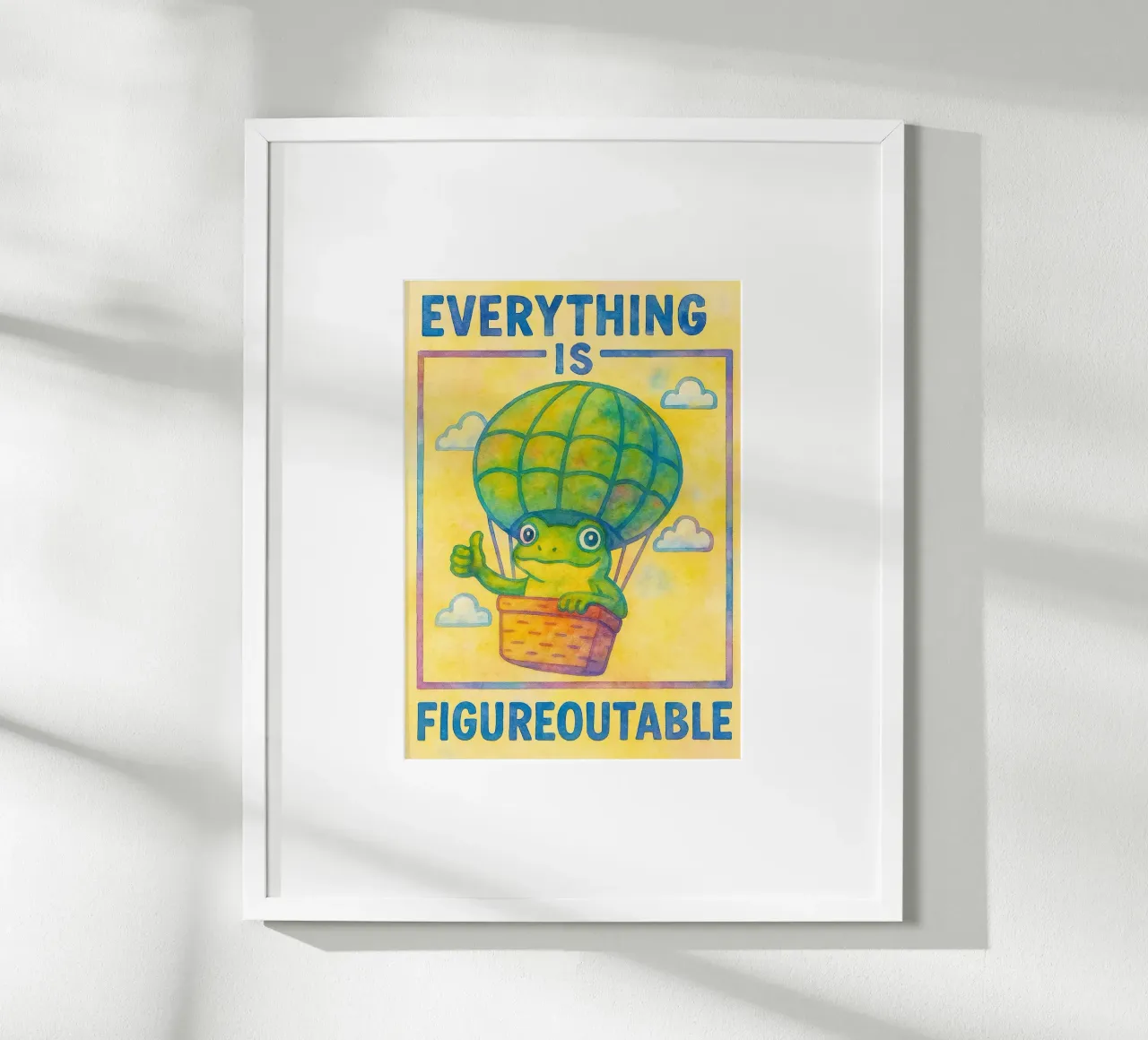 non preoccuparti, sii felice poster da mompunks