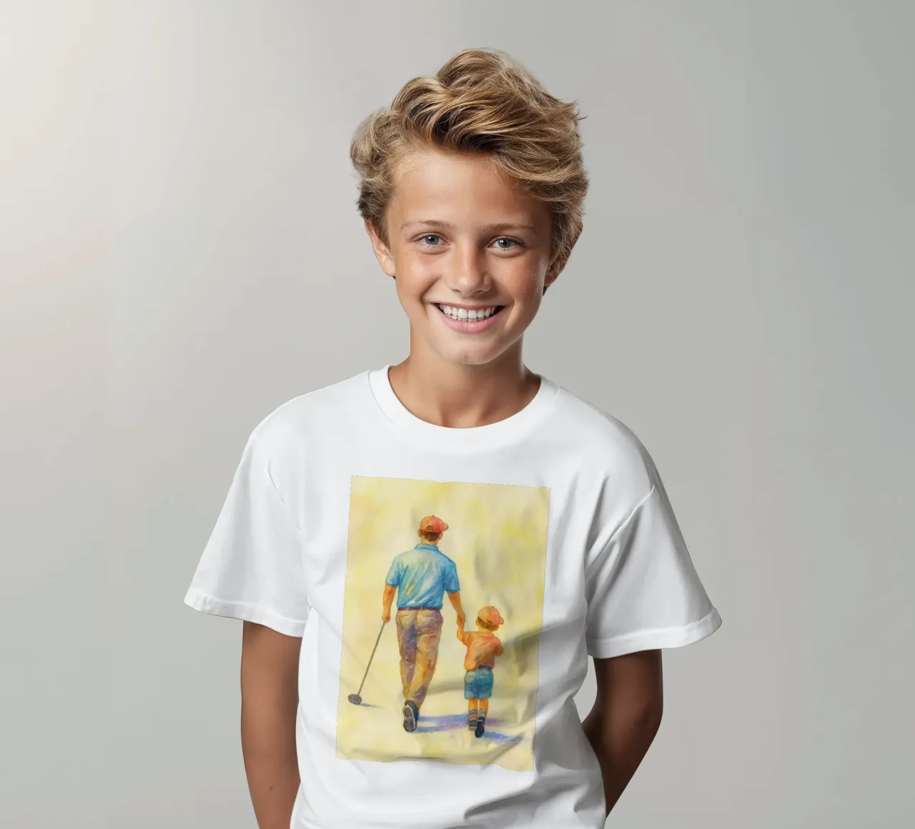 padre e figlio t-shirt bambini da mompunks