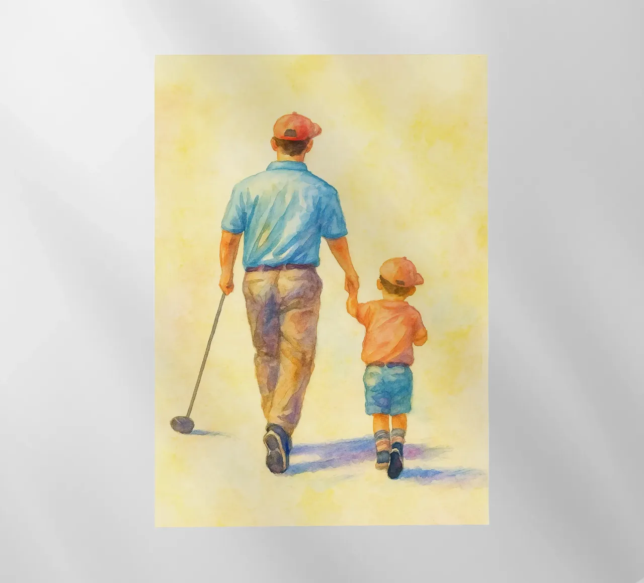 padre e figlio pellicola backlit da mompunks