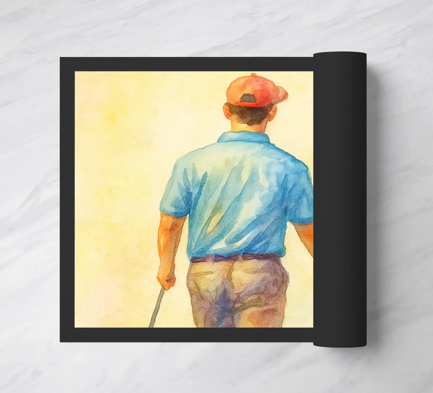 Vater und Sohn Fußmatte von mompunks