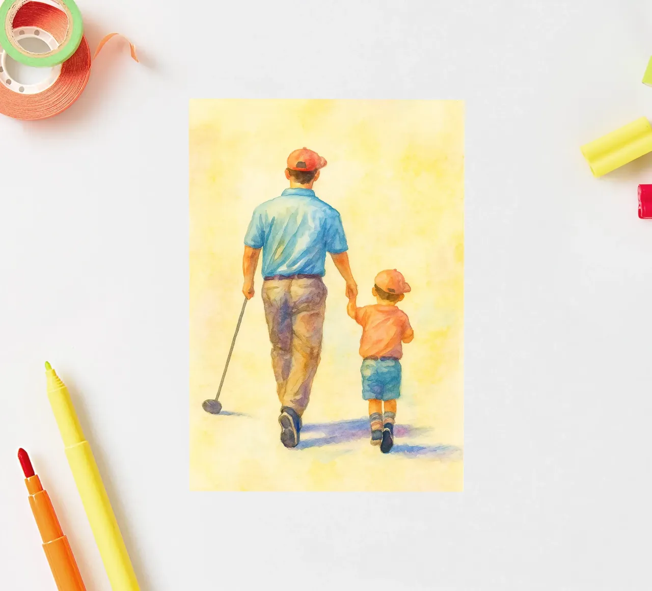 padre e figlio adesivo da mompunks