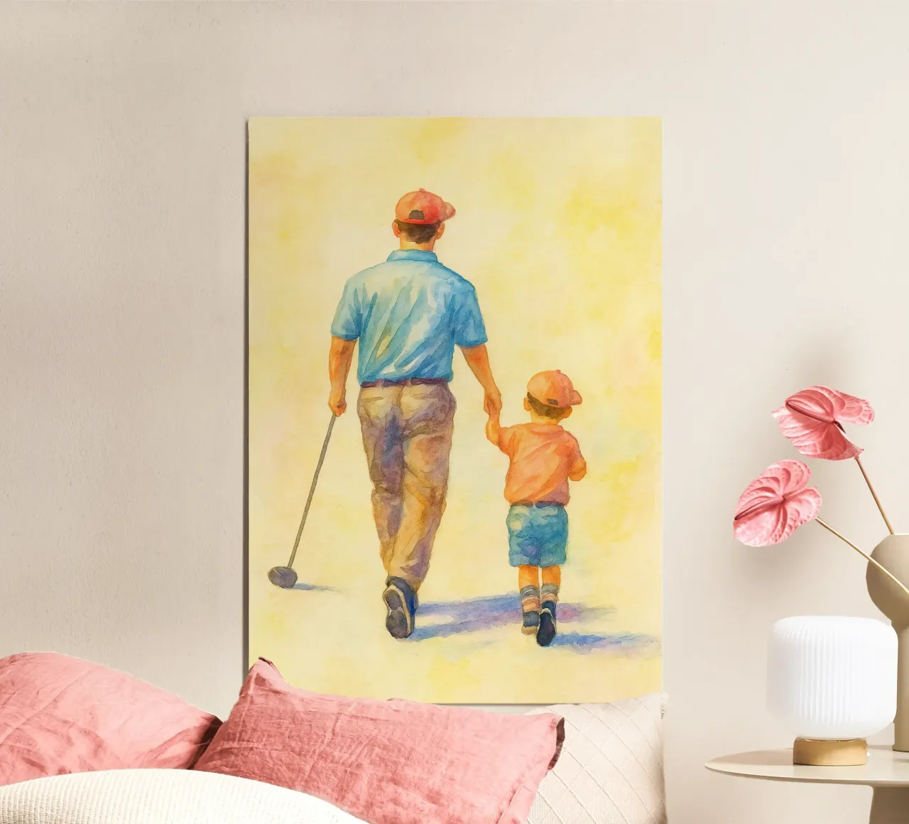 padre e figlio poster da mompunks