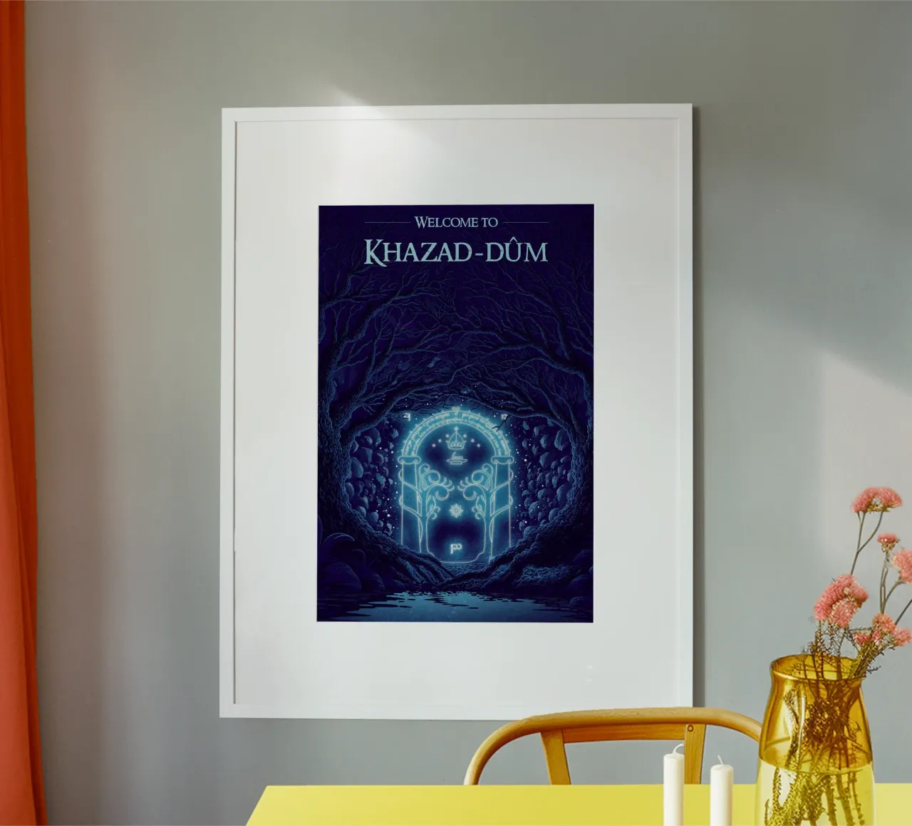 Benvenuti a Khazad Dum poster da Junior Harrington