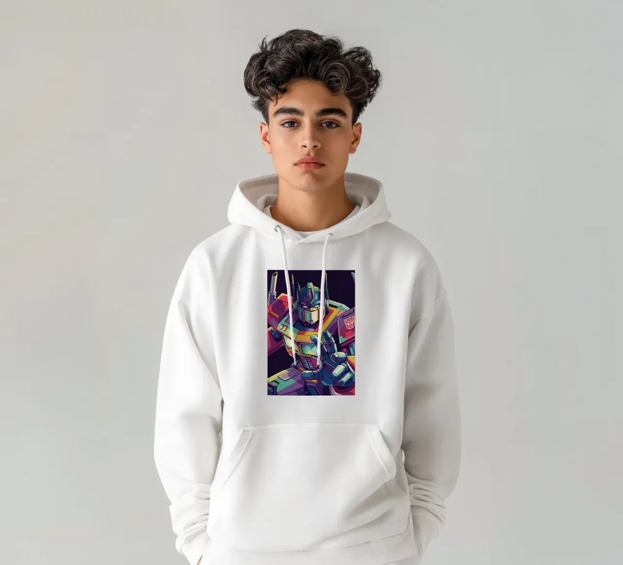Optimus Prime WPAP art #1 felpa con cappuccio da Hantamrata