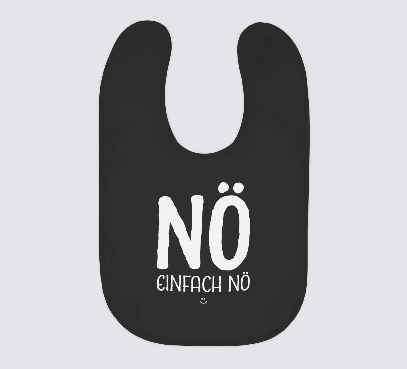 Nope! Just nope! Babylätzchen von Black Sign Artwork