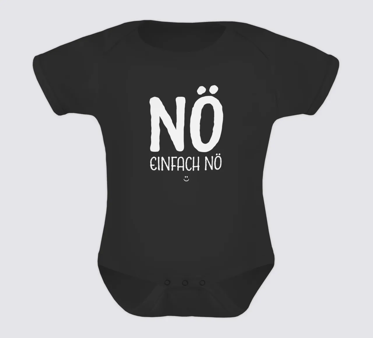 Non ! Simplement non ! body bébé de Black Sign Artwork