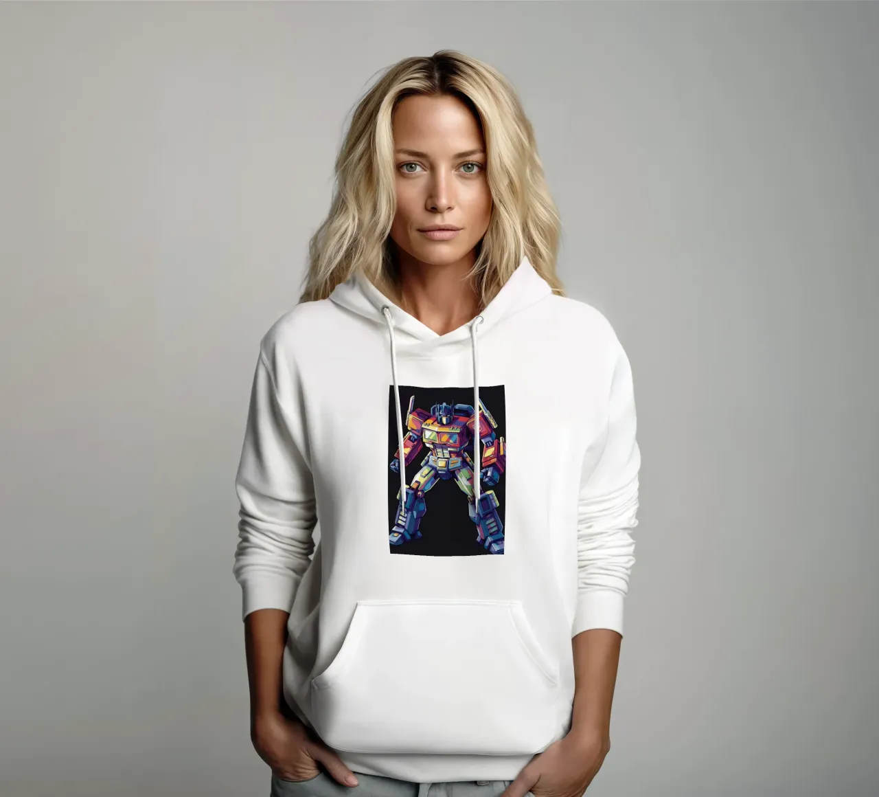 Optimus Prime WPAP art #3 felpa con cappuccio da Hantamrata
