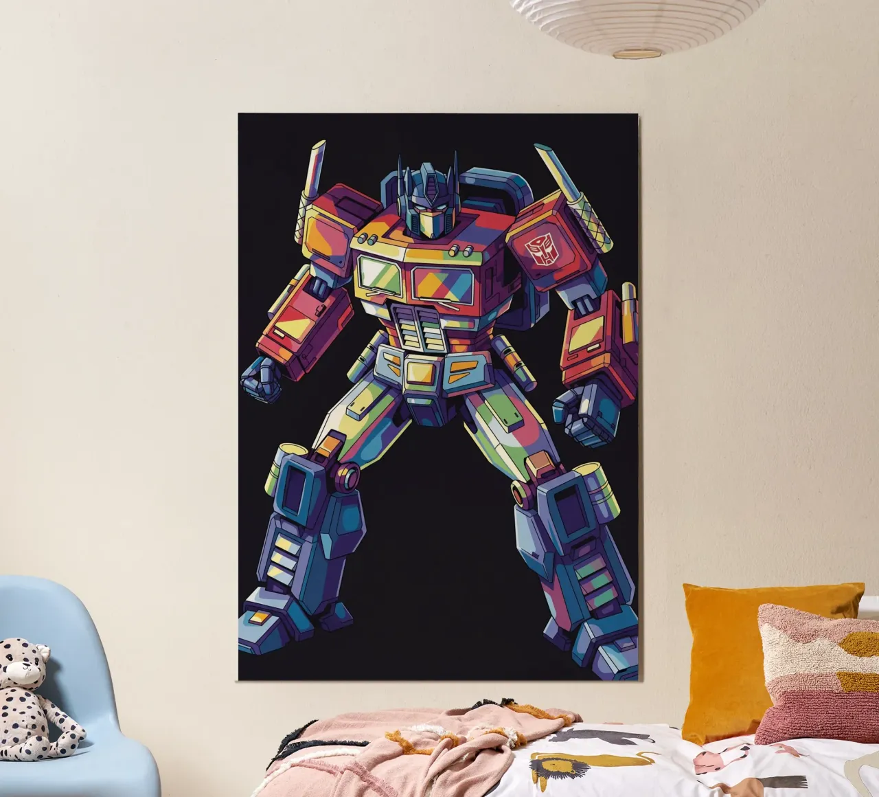 Optimus Prime WPAP art #3 poster con telaio in plastica da Hantamrata
