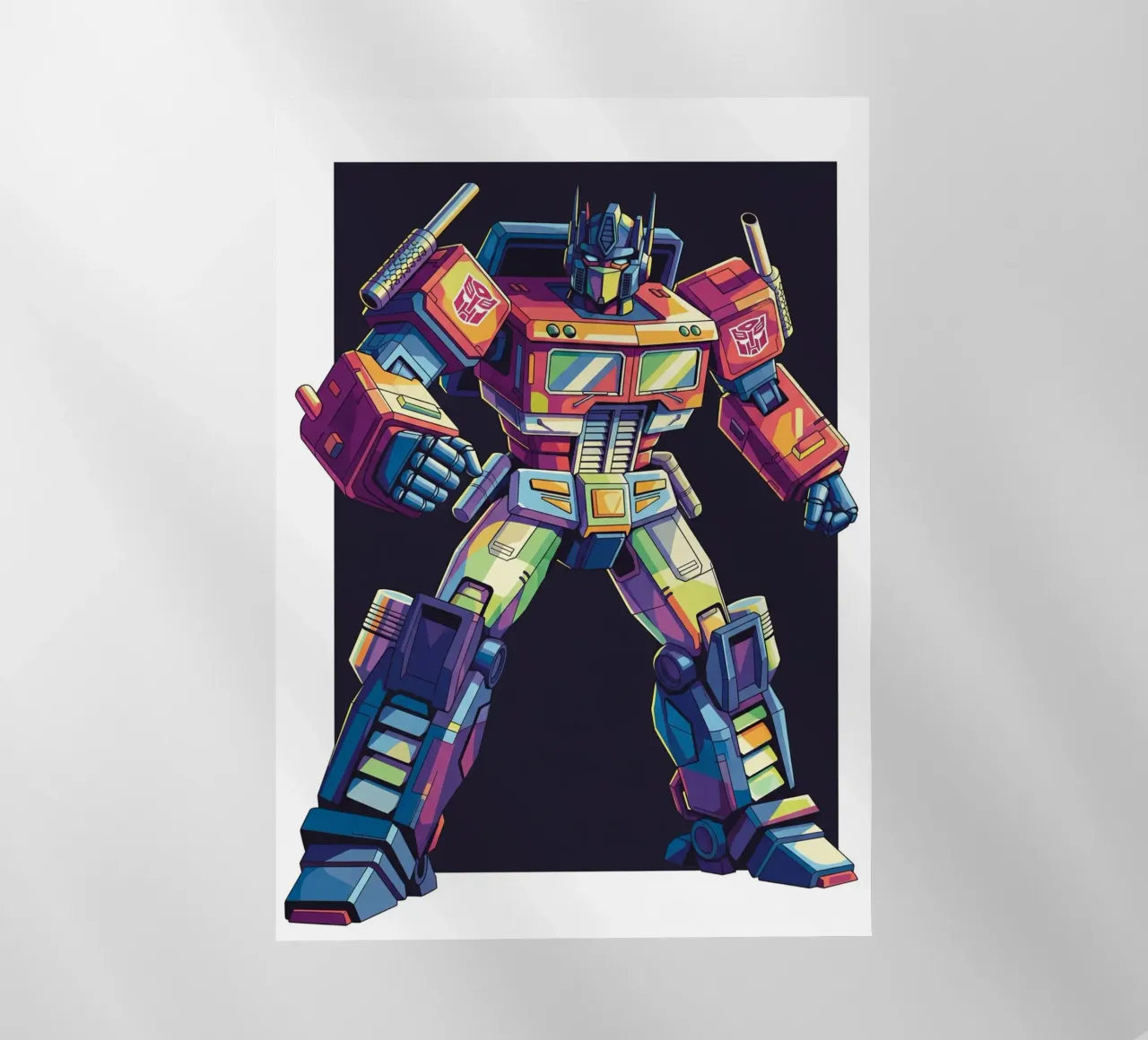 Optimus Prime WPAP art #4 pellicola backlit da Hantamrata