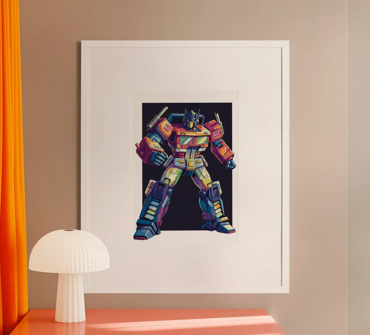 Optimus Prime WPAP art #4 poster da Hantamrata