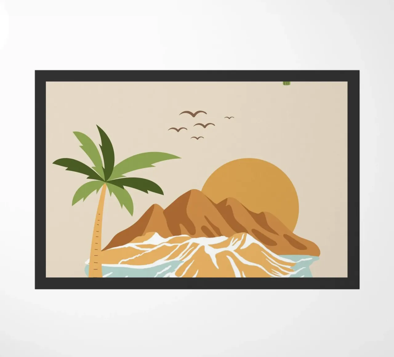 island and balloon zerbino da pastel color shape