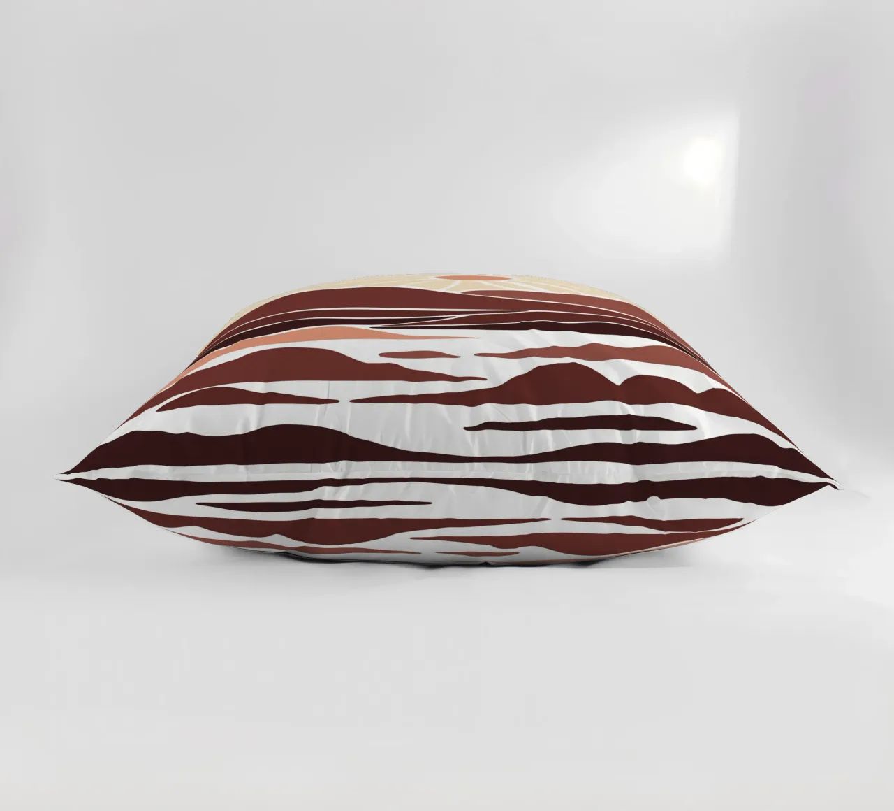 layer of mountain cuscino da pastel color shape