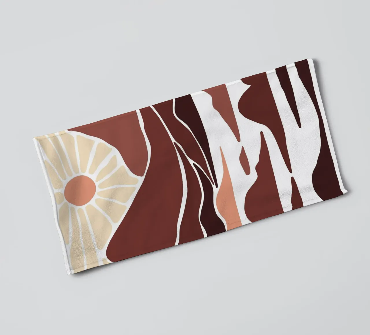 layer of mountain asciugamano da bagno da pastel color shape
