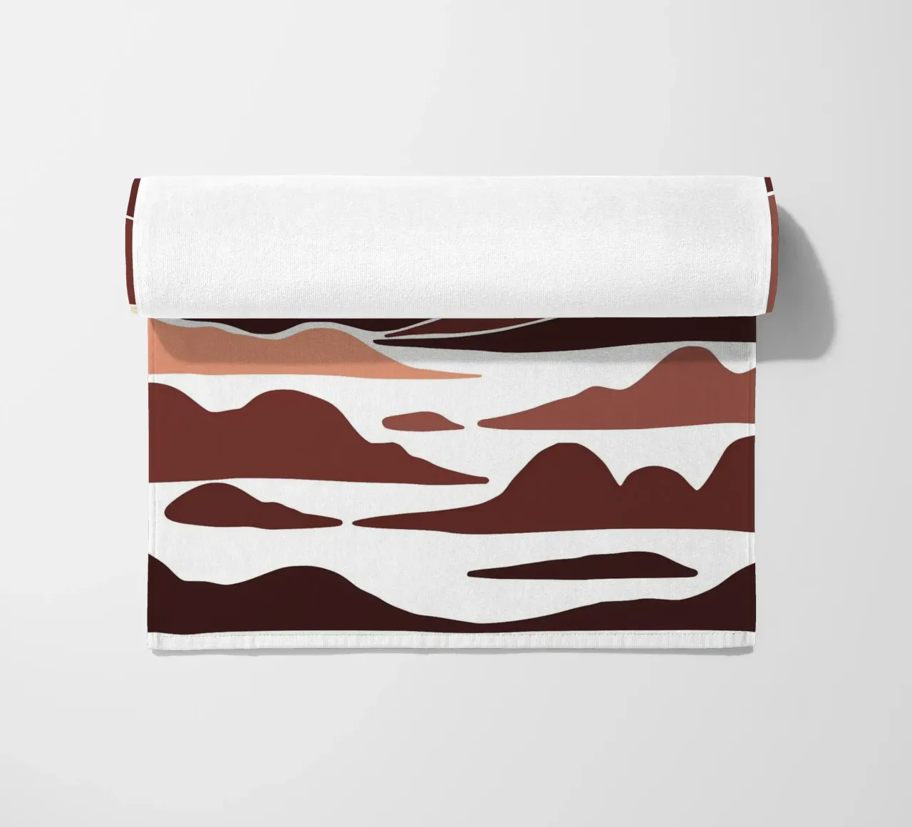 layer of mountain telo mare da pastel color shape