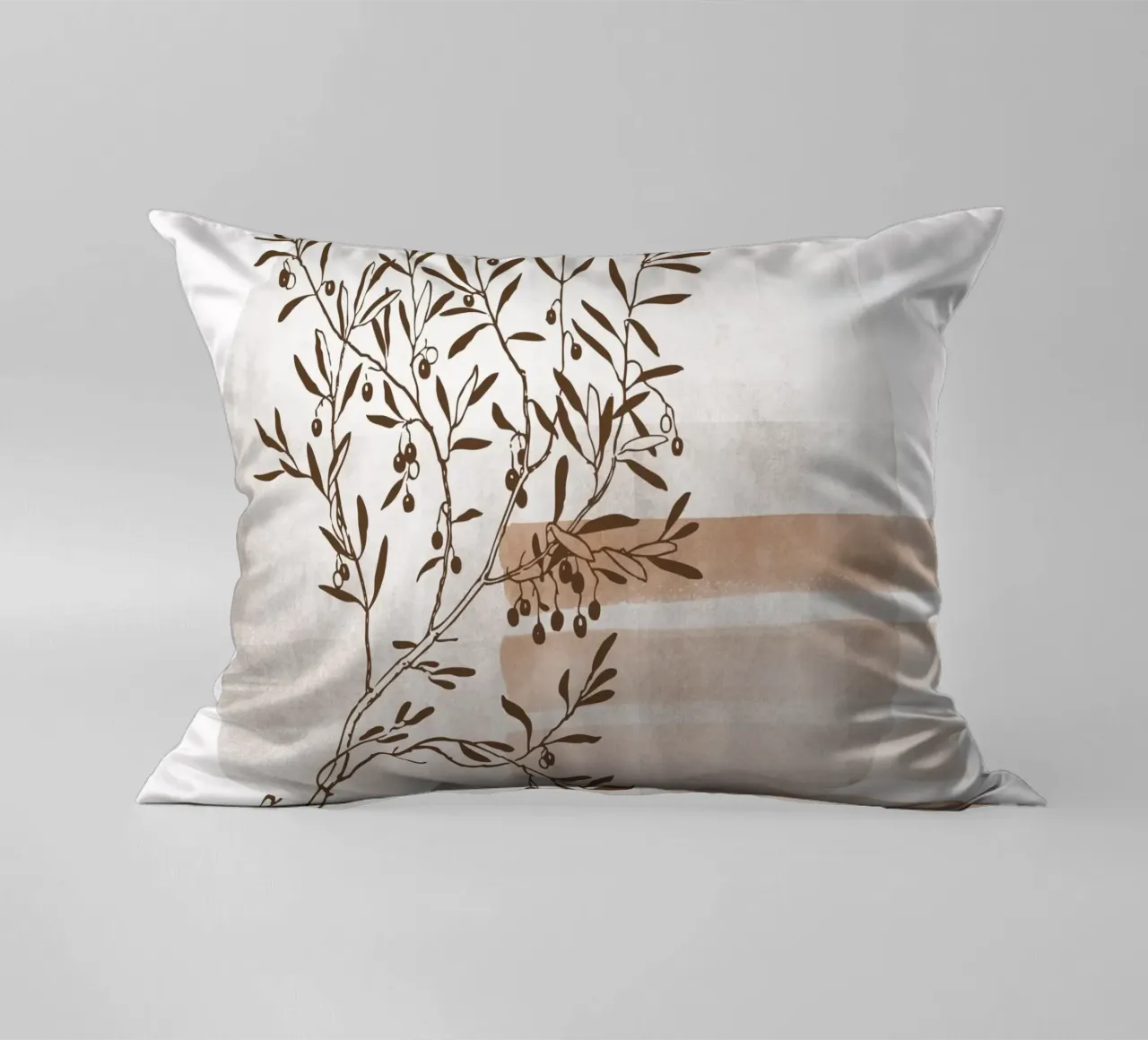 tree in the shadow Kissen von pastel color shape