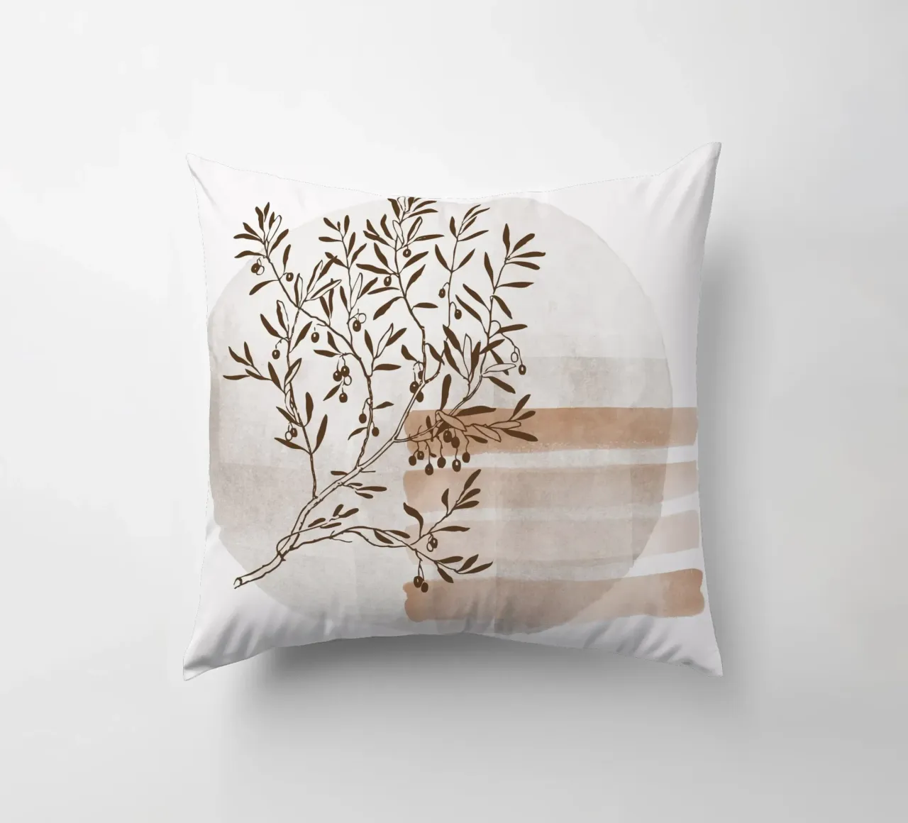 tree in the shadow Kissen von pastel color shape