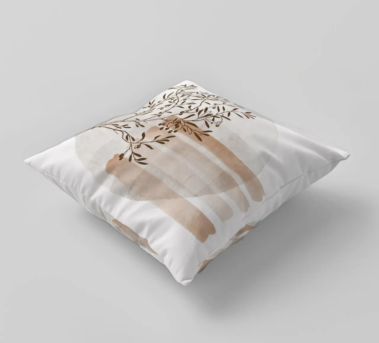 tree in the shadow Kissen von pastel color shape