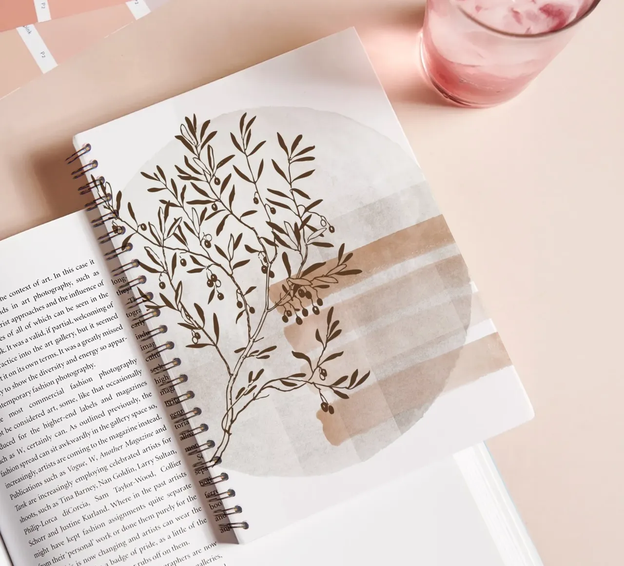 tree in the shadow diario ad anelli da pastel color shape