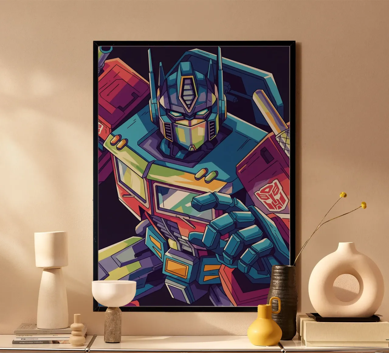 Optimus Prime WPAP art #5 poster da Hantamrata
