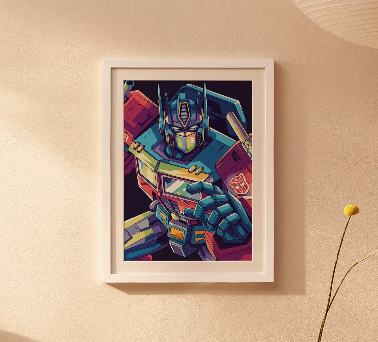 Optimus Prime WPAP art #5 poster da Hantamrata