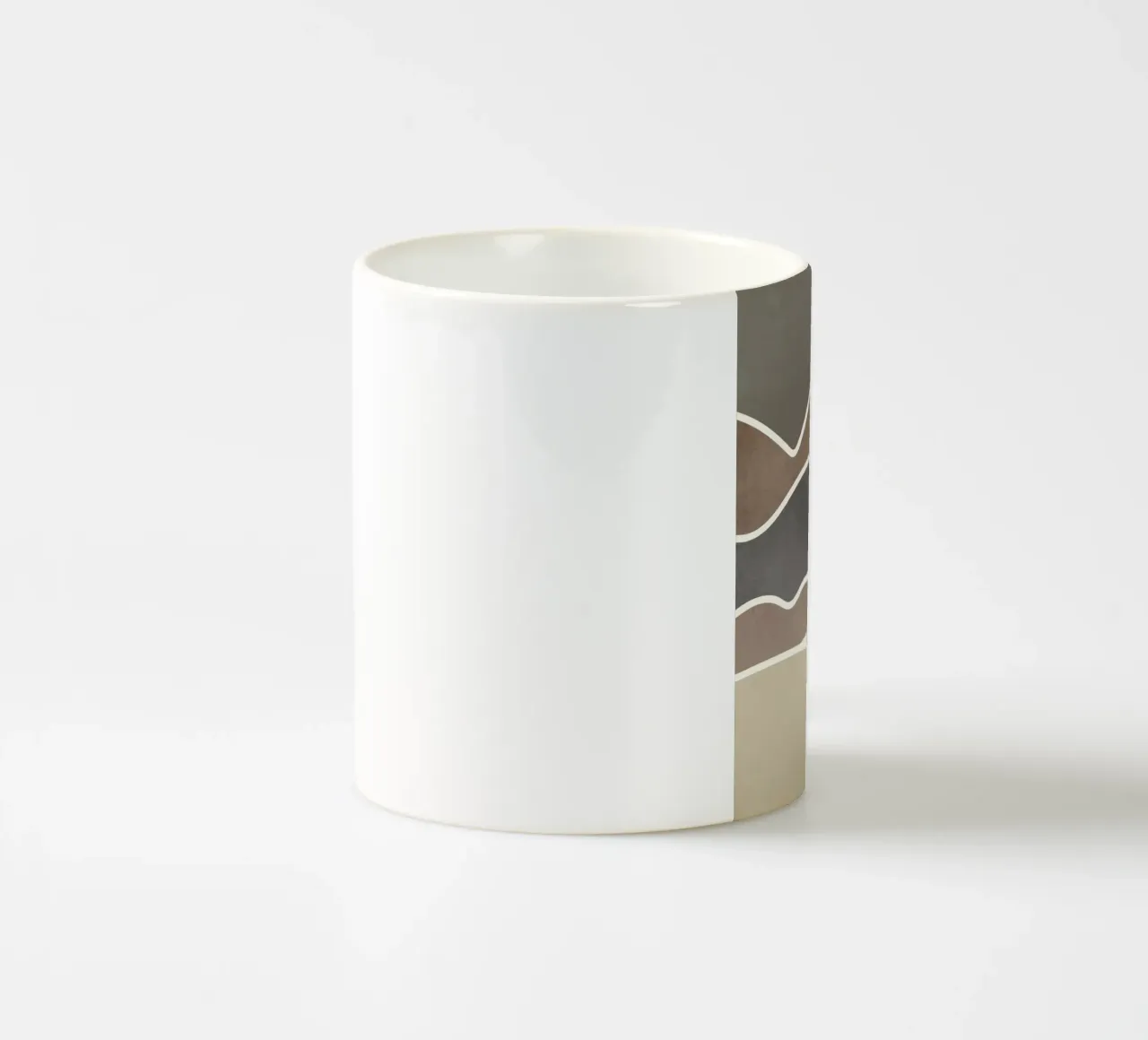 sunset layers of clouds tazza in ceramica da pastel color shape