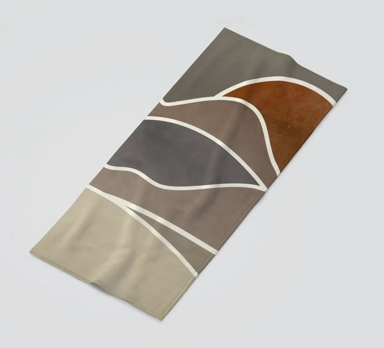 sunset layers of clouds telo mare da pastel color shape