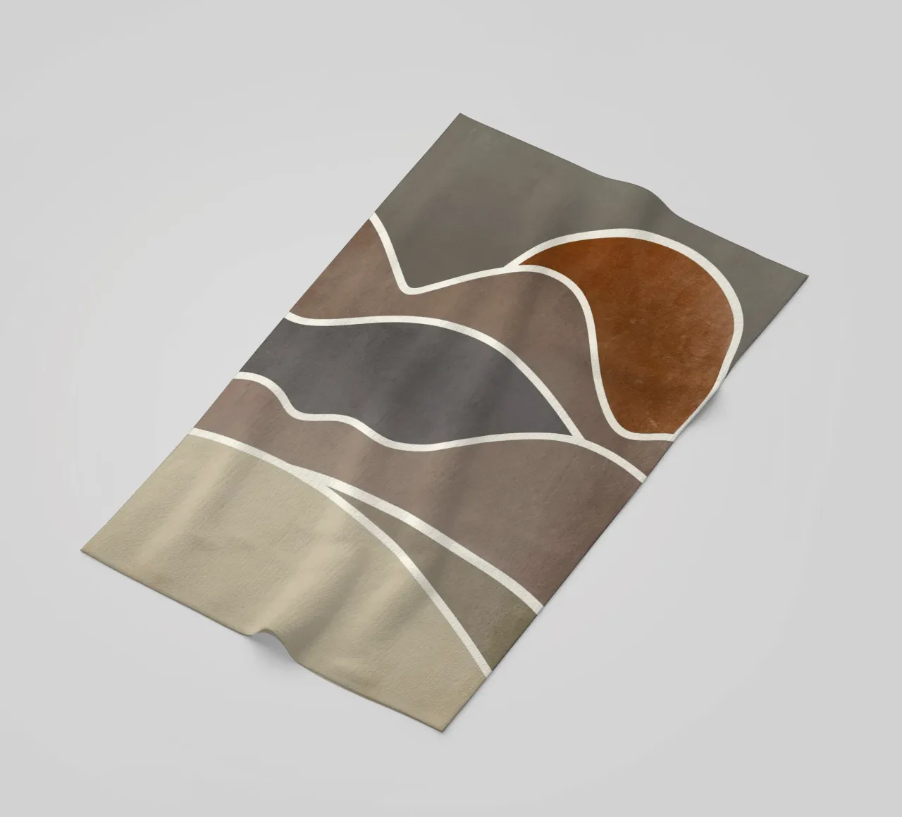 sunset layers of clouds telo mare da pastel color shape