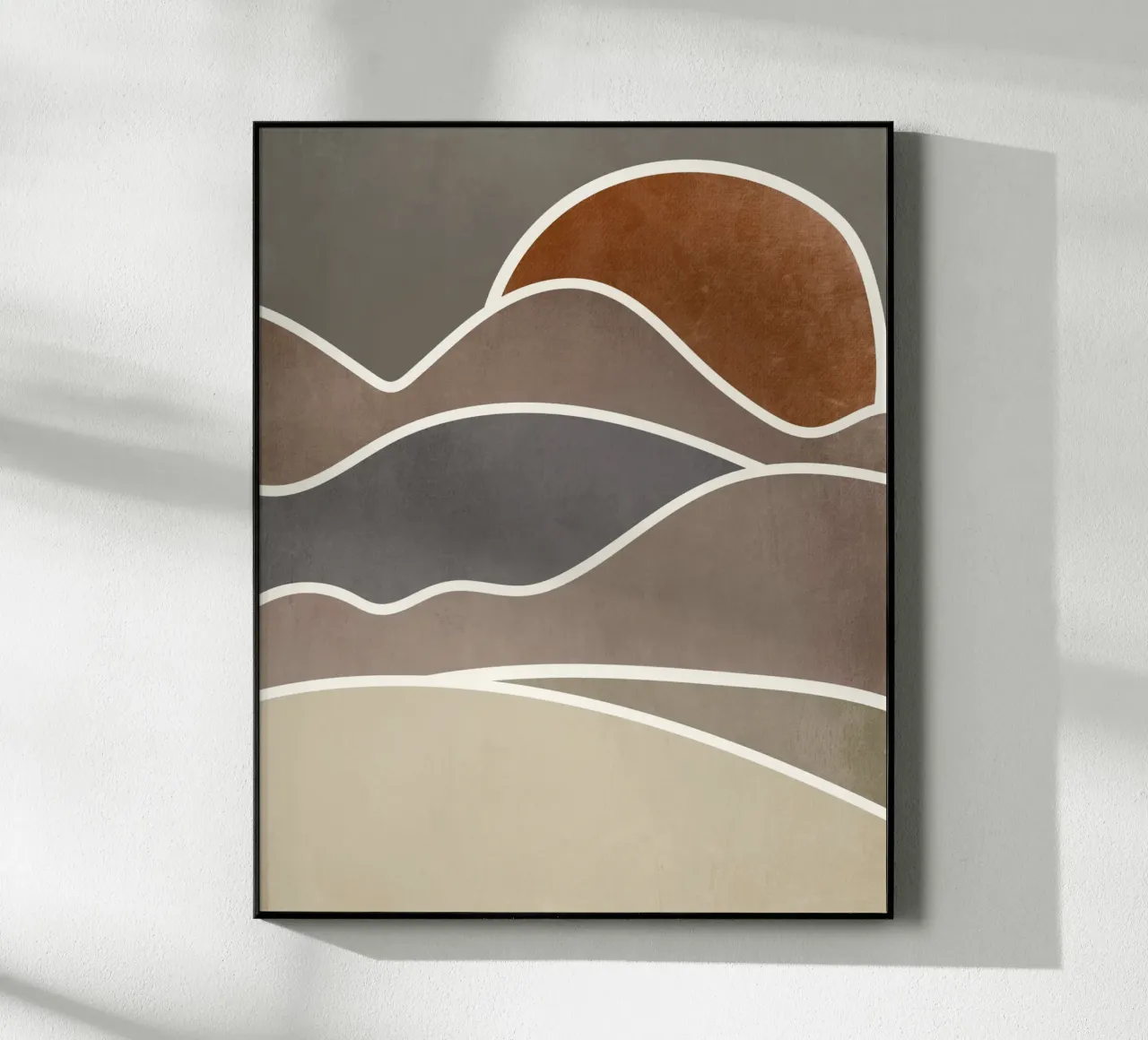 sunset layers of clouds plexiglass da pastel color shape